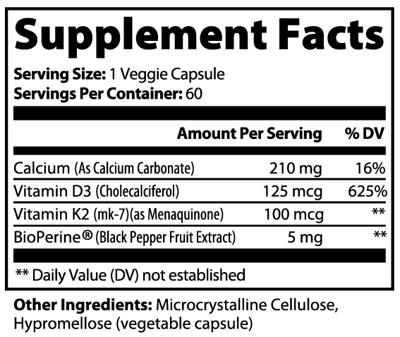 ōla bone - Vitamin D3 + K2
